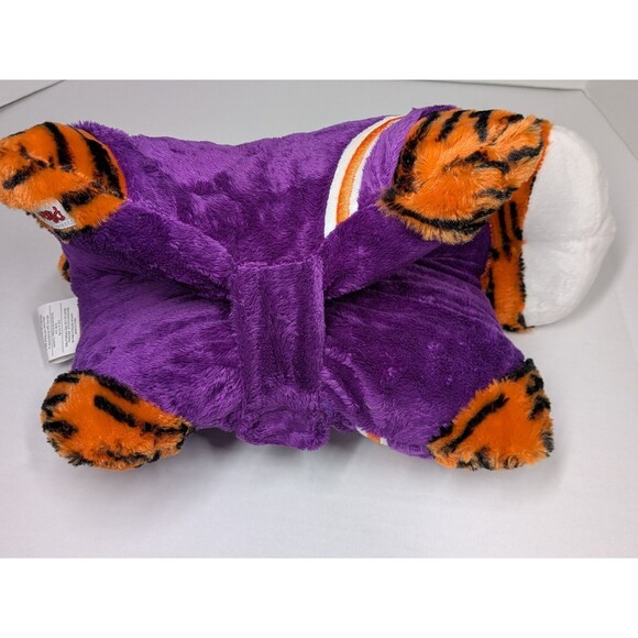 Clemson SC Tigers My  Pillowpet Purple Orange Plush Tiger Team Fan NCAA Football - Picture 11 of 11